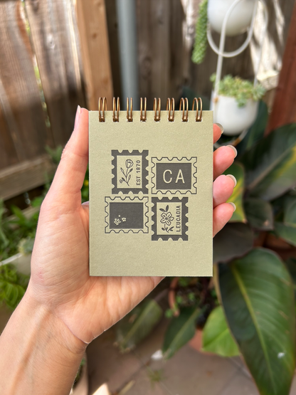 Leucadia Stamp Mini Notebook