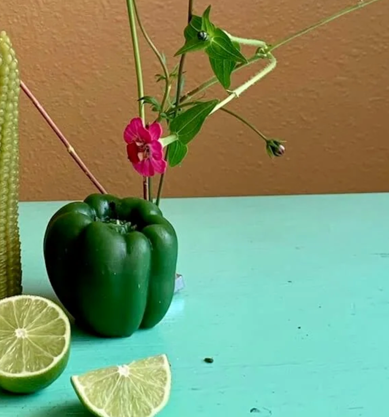 Beeswax Bell Pepper Candle