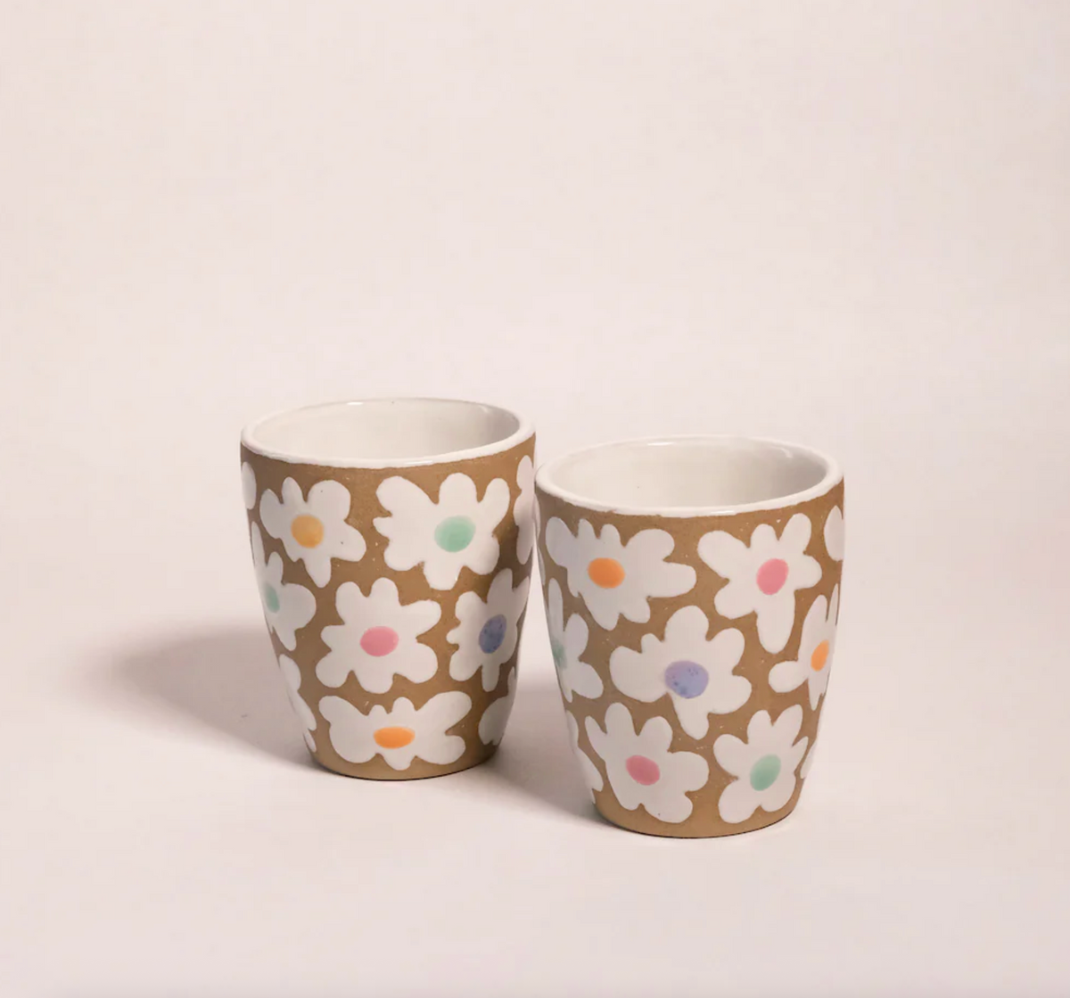Glazed Stoneware Lowball Tumbler