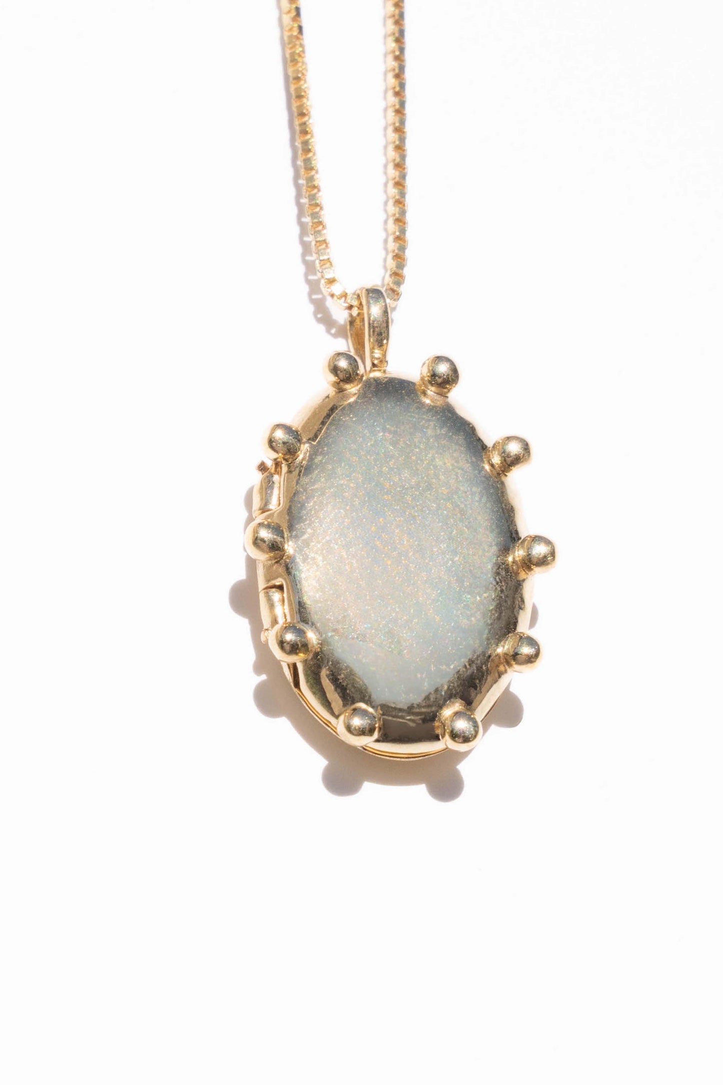 Sun Locket Necklace