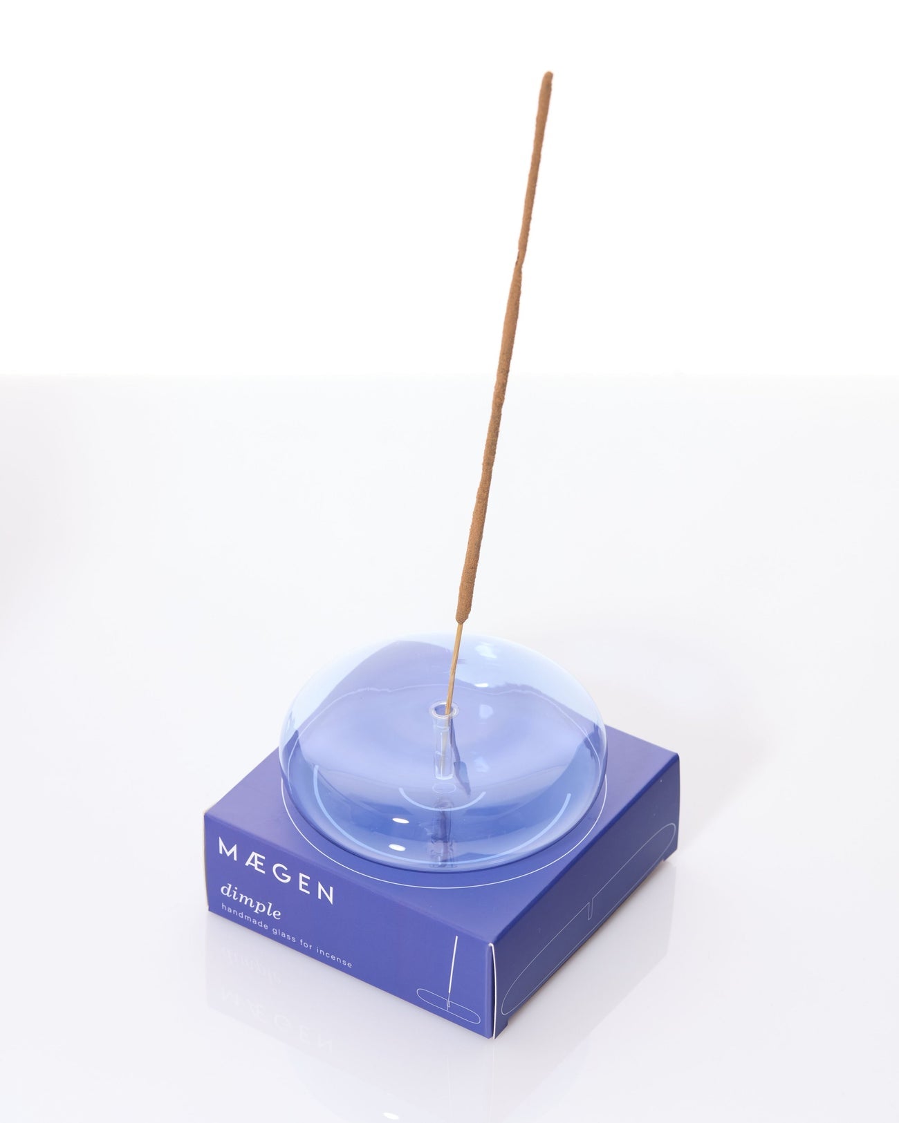Dimple Glass Incense Holder