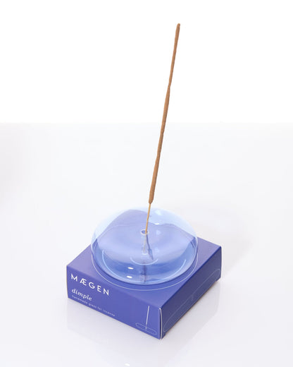 Dimple Glass Incense Holder