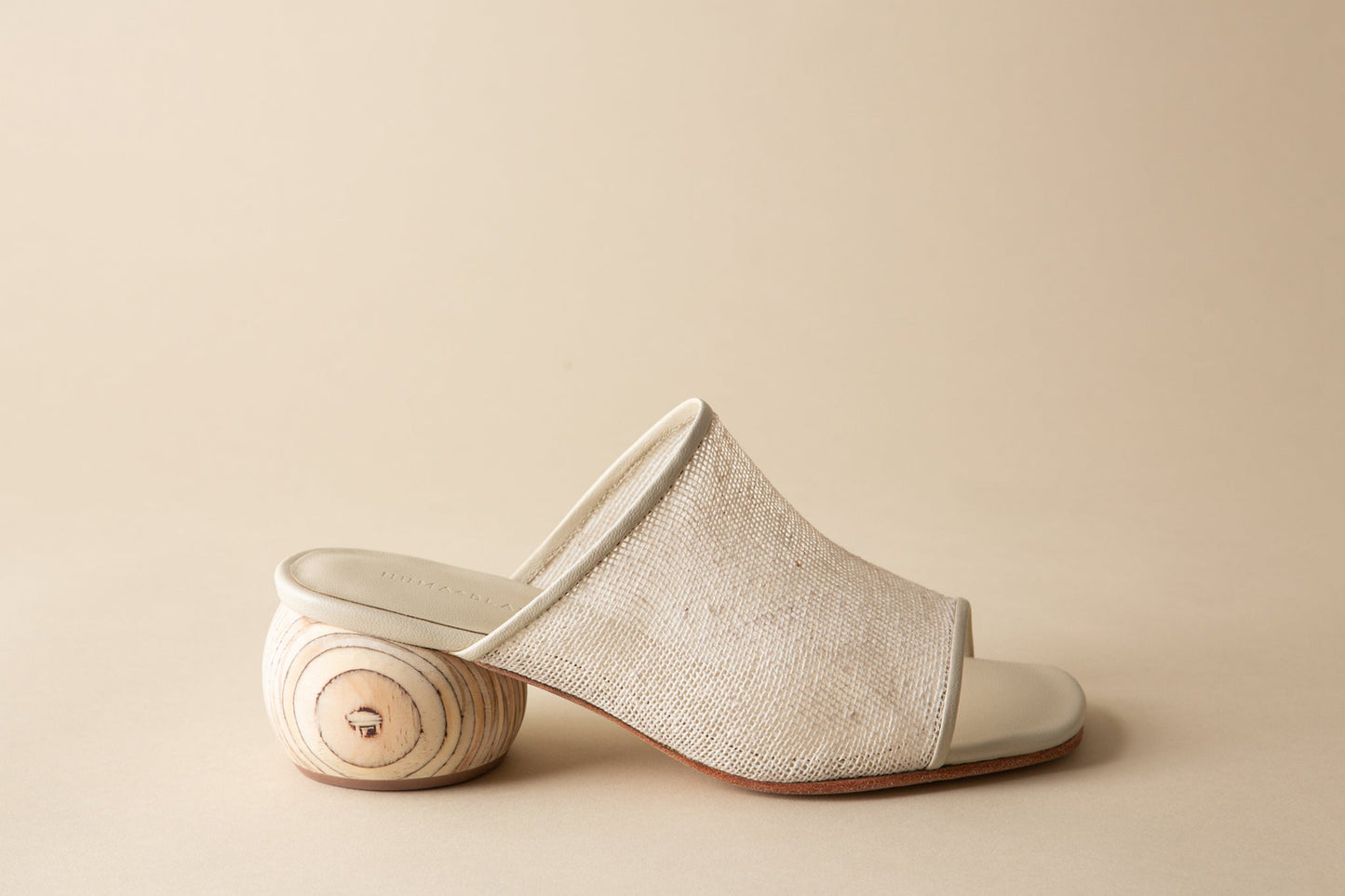 Mila Heeled Mule in Natural Jute