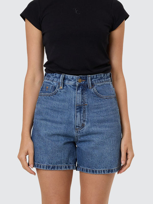Koko Shorts in Stoned Blues