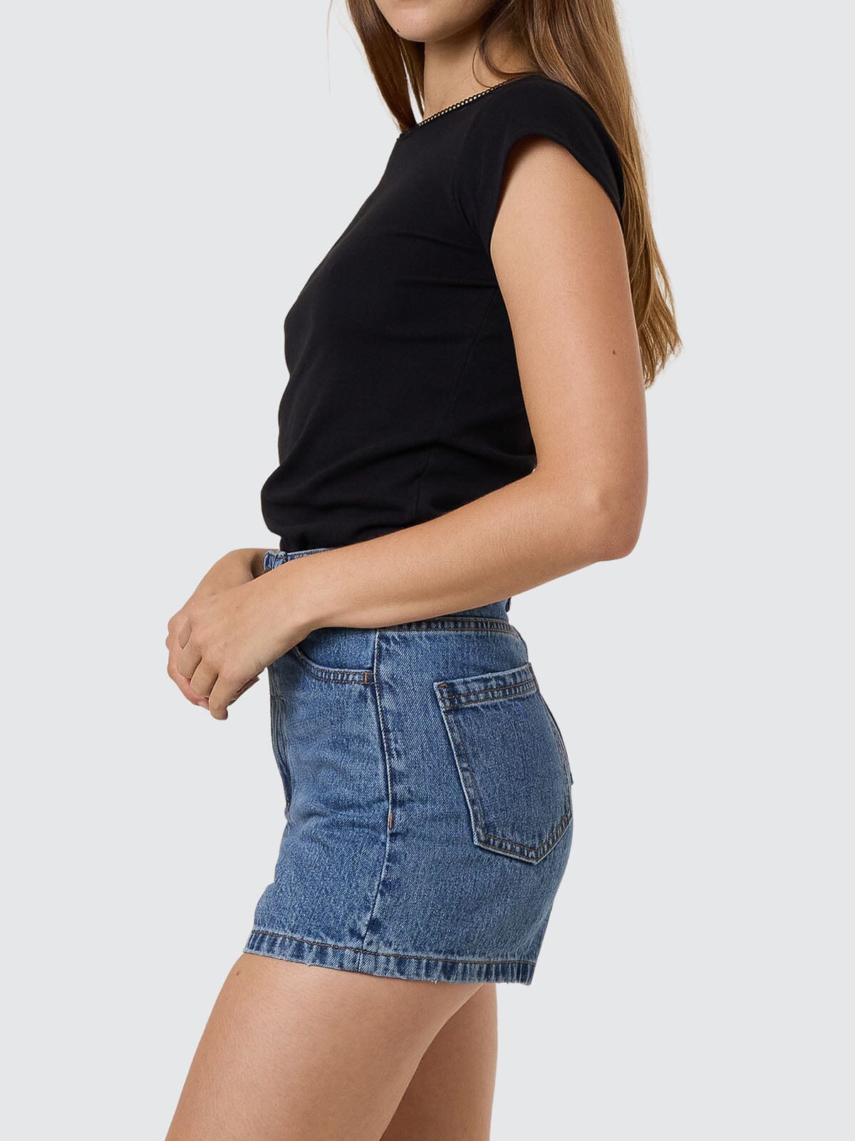 Erica Shorts in Stoned Blues
