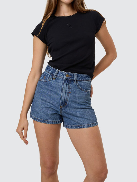 Erica Shorts in Stoned Blues