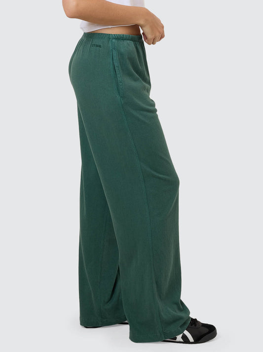 Hemp Relax Pant in Sea Pine