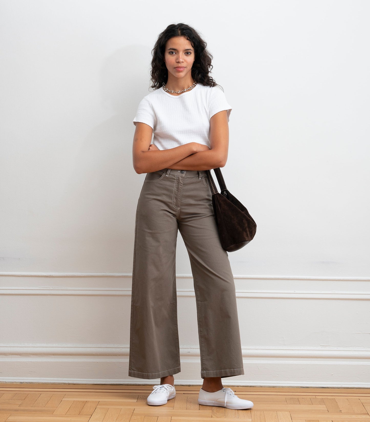 Toni Wide Leg Ankle Pants