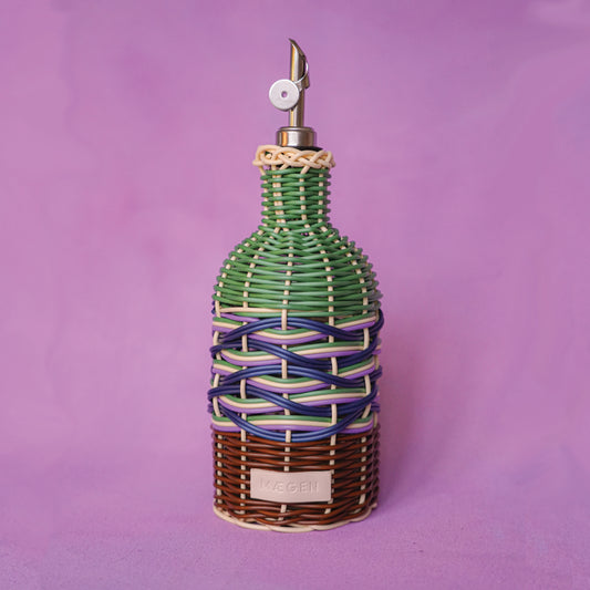 Hand Woven Oil Cruet