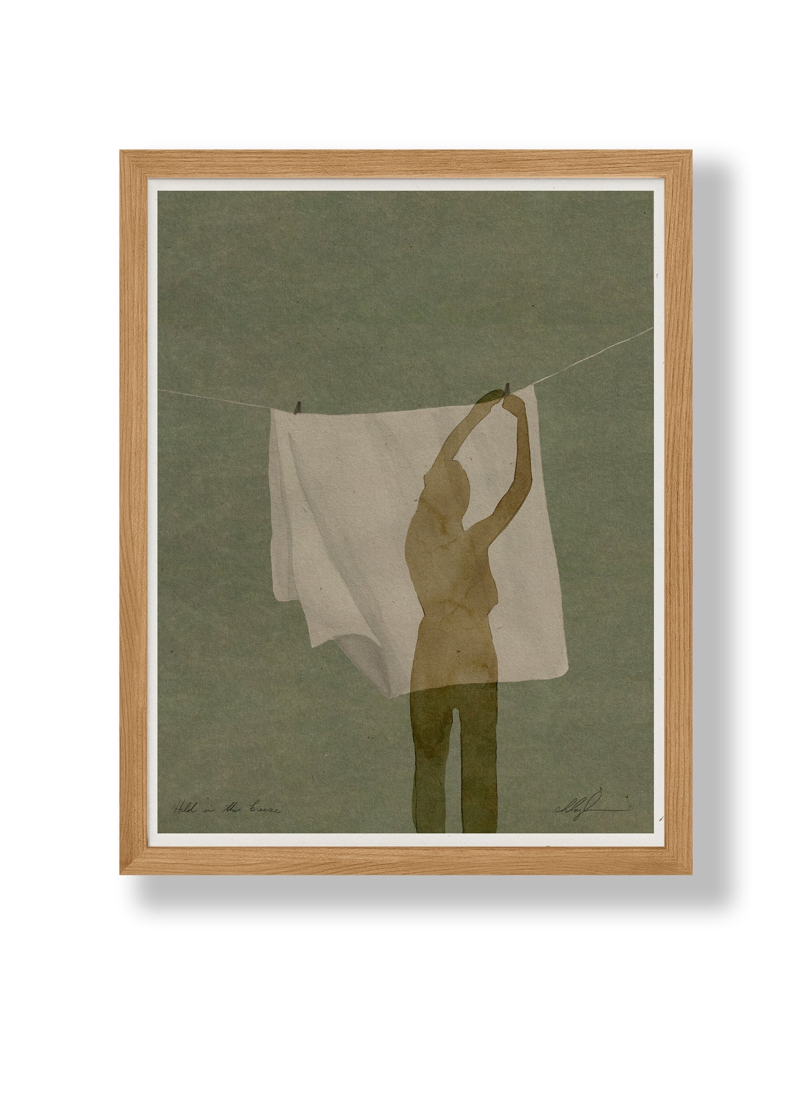 Held in the Breeze Print by Coco Shalom.