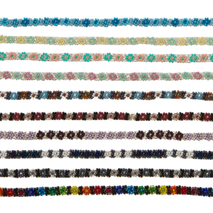 Kids Beaded Flower Bracelet