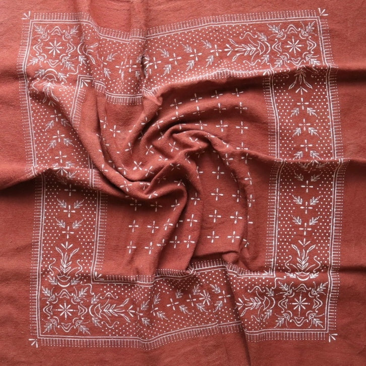 Raw Silk Bandana