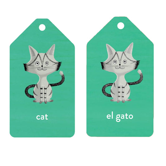 Spanish To English Ring Flash Cards