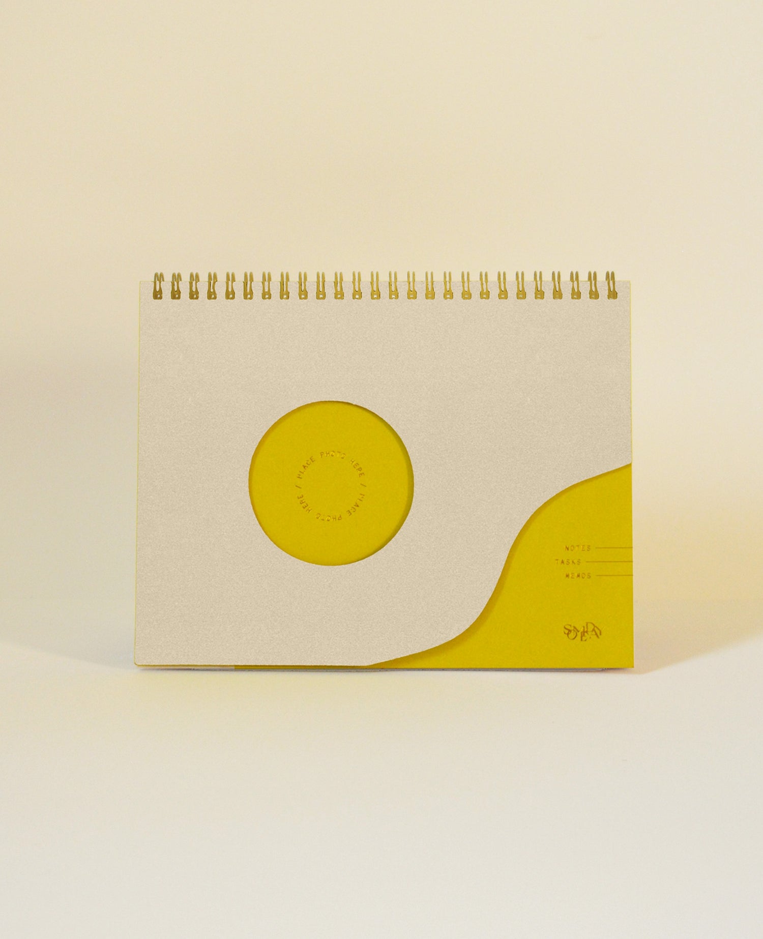 Imagine if a notebook and a planner had a baby—that's the Jotter. This undated jotter can be used any time of year to put your thoughts onto paper. Top-bound in gold wire, the pages lay flat with space to track your notes, tasks and memos. 