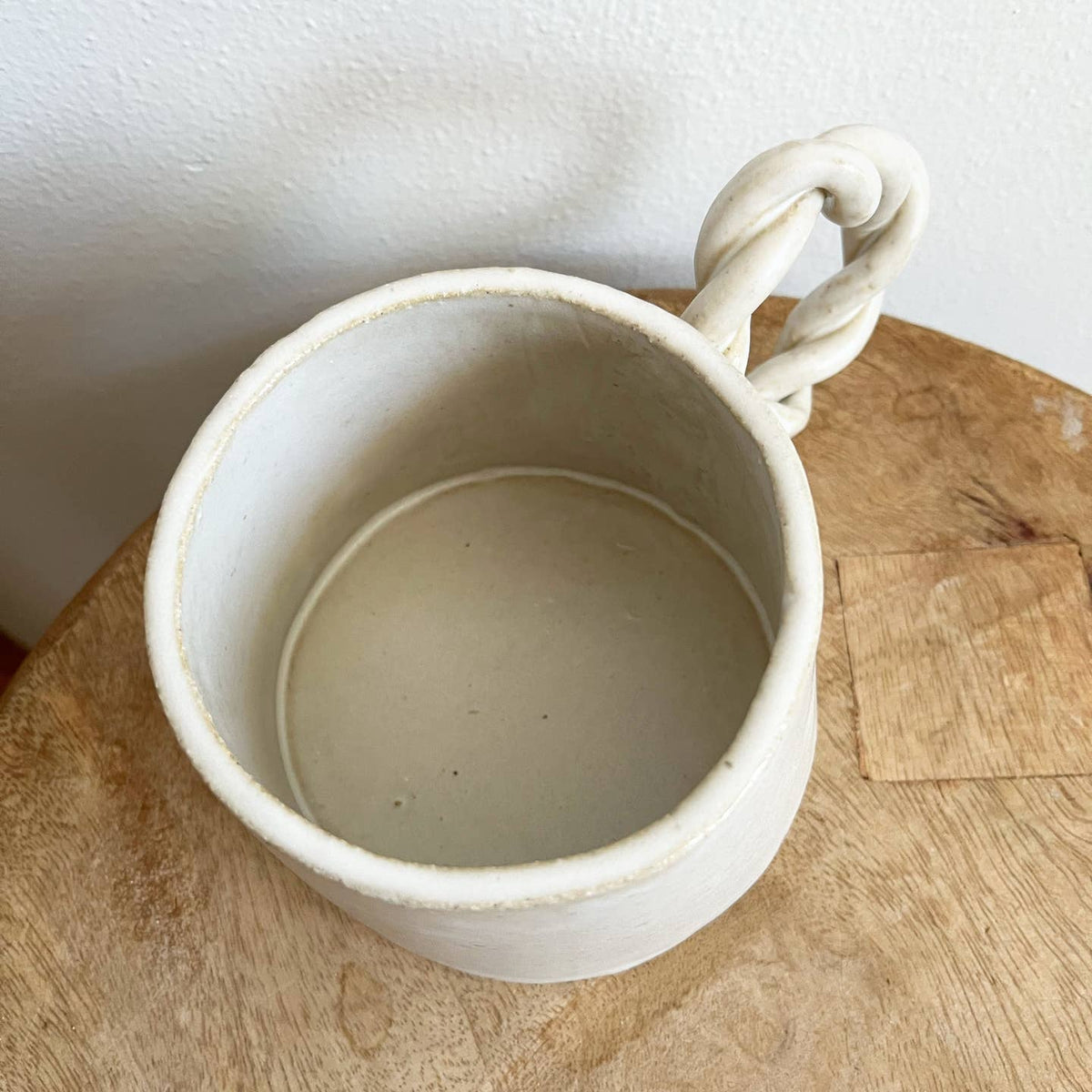 Braided Handle Mug