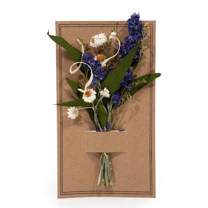 Mini Dried Floral Bouquet Card