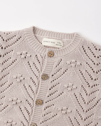 Lilac Knit Cardigan