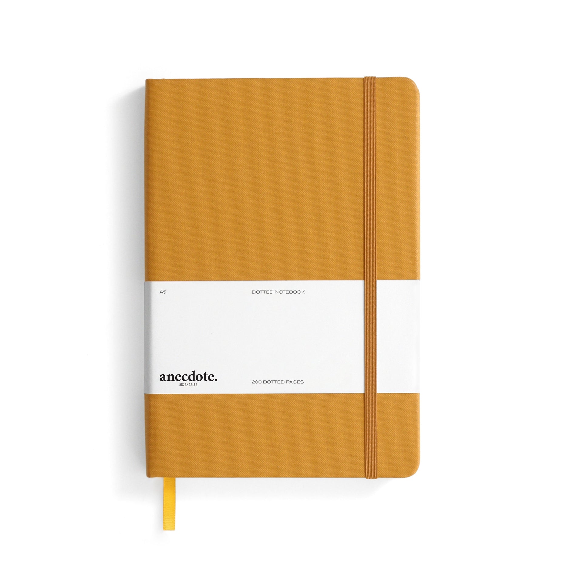 Bright yellow hardcover journal by Anecdote.