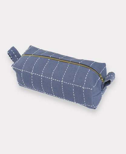 Grid Stitch Toiletry Bag