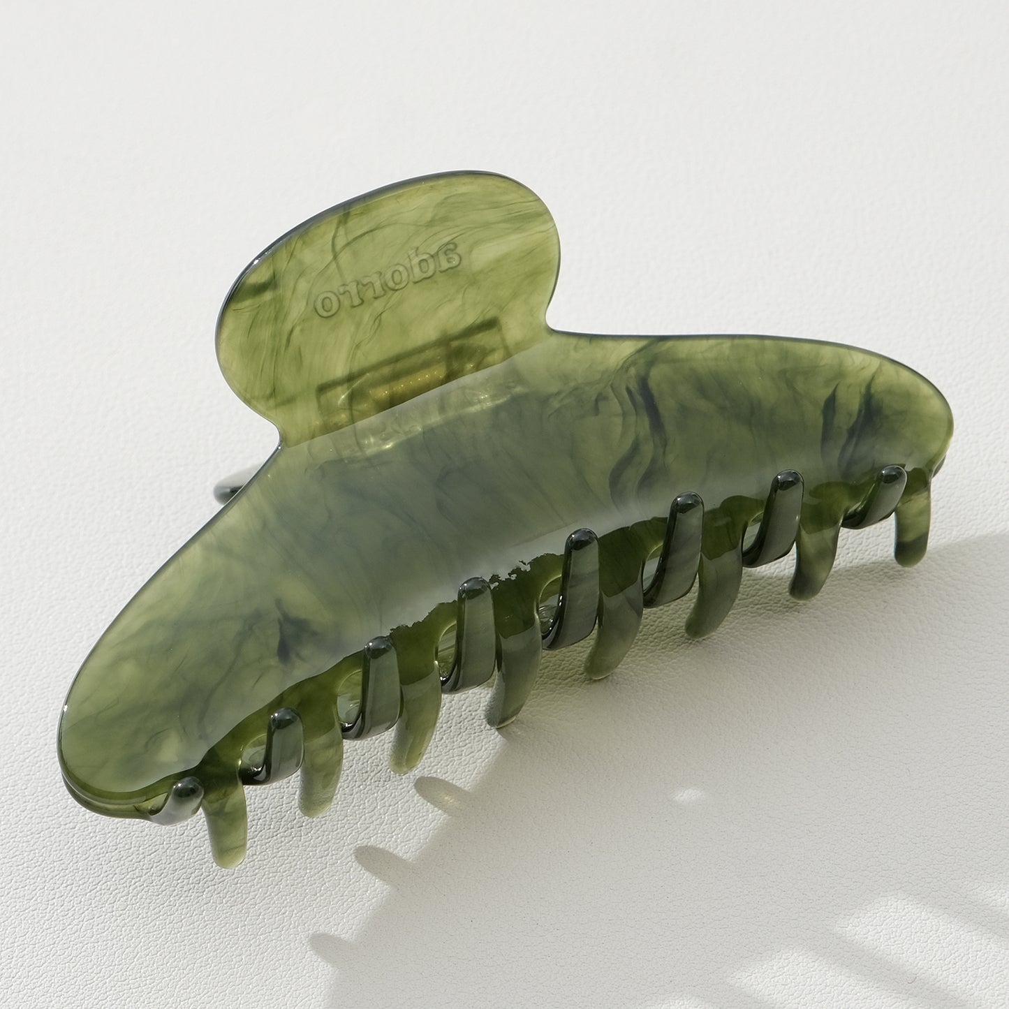 Large Jade Claw Clip