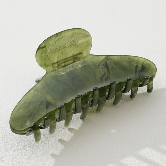 Large Jade Claw Clip