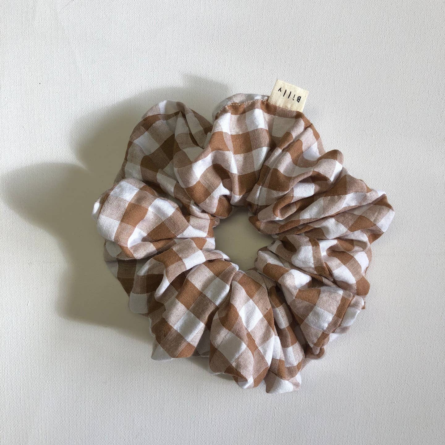 Oversized Gingham Scrunchies