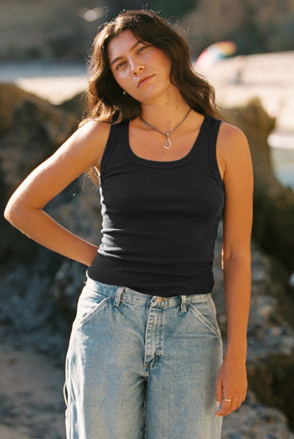 LA Relaxed Organic Rib Tank 