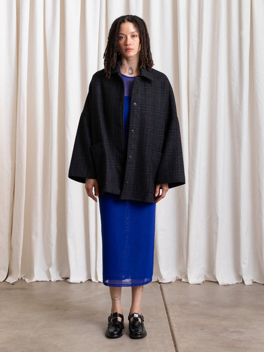 Wool Oversized Shirt Jacket