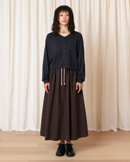Ali Golden Boxy Cardigan
