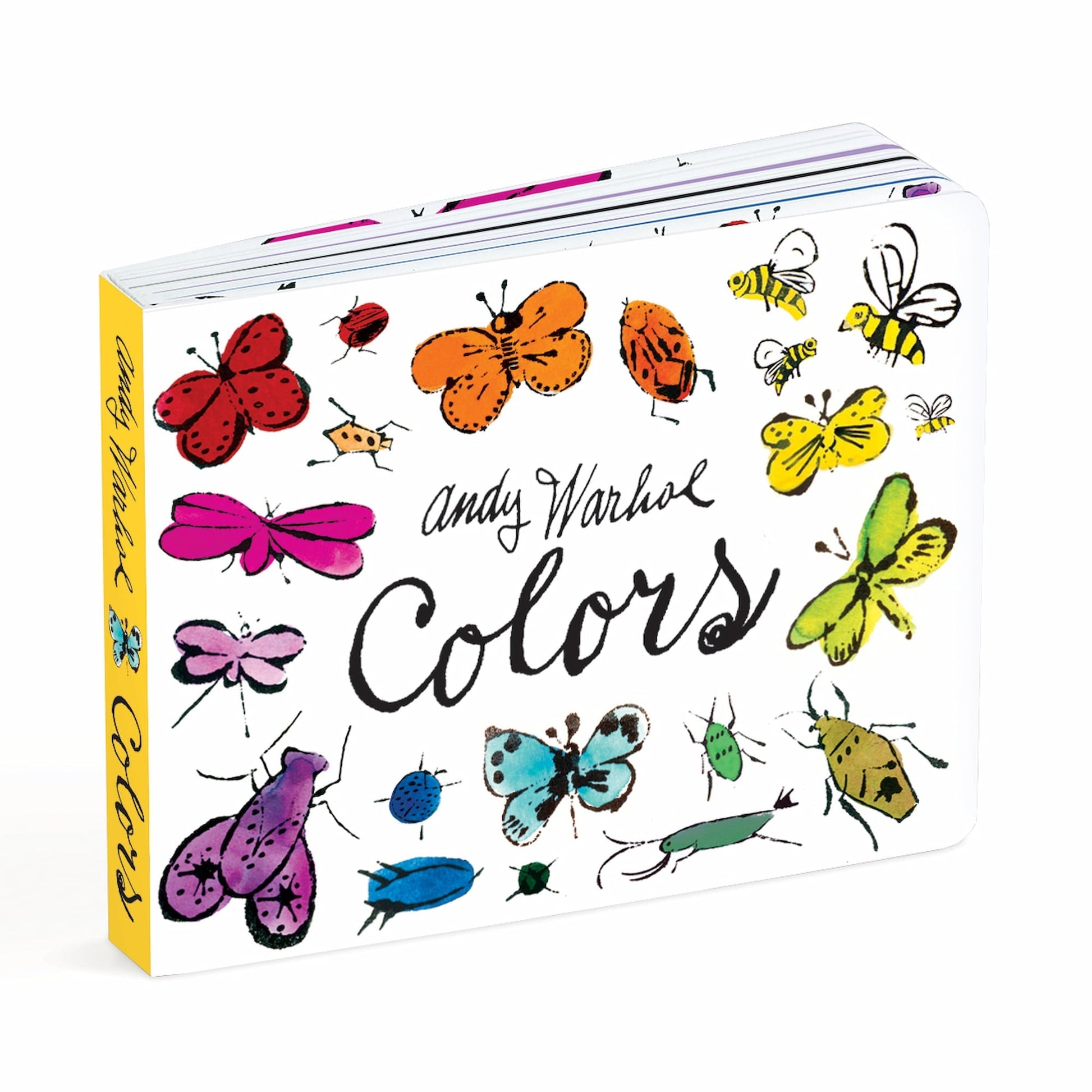 Andy Warhol Colors Board Book from Mudpuppy is a creative and fun way for children to learn colors. Each page has colorful illustrations by the master of PopArt. Sure to delight children and adults alike! Provide toddlers a wonderful head start with this fun and exciting colors board book.