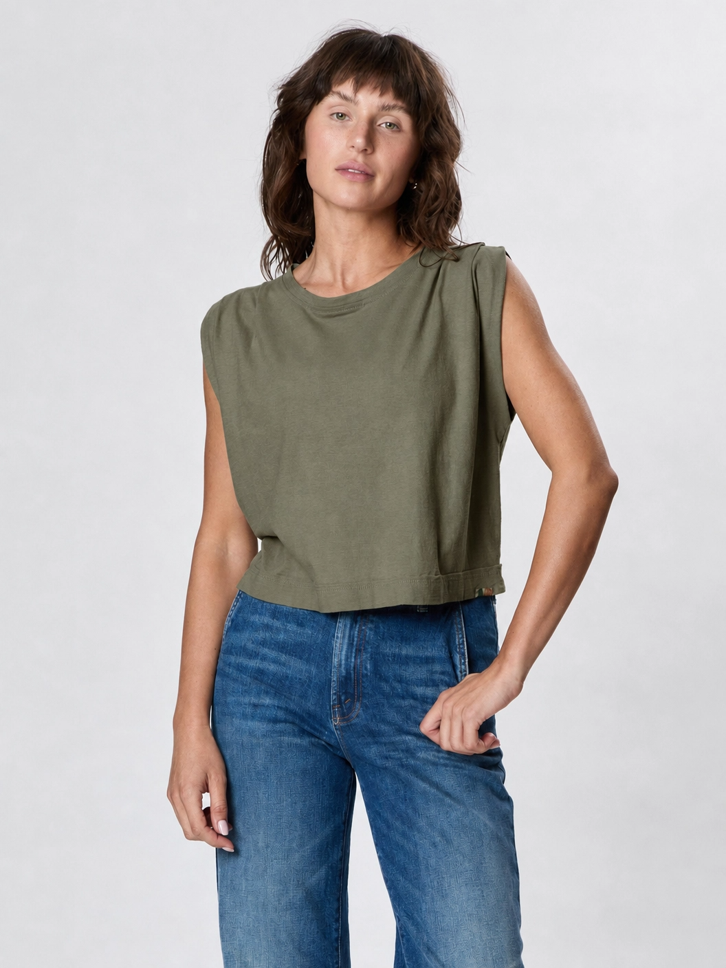 Jackie Pleated Tank Top