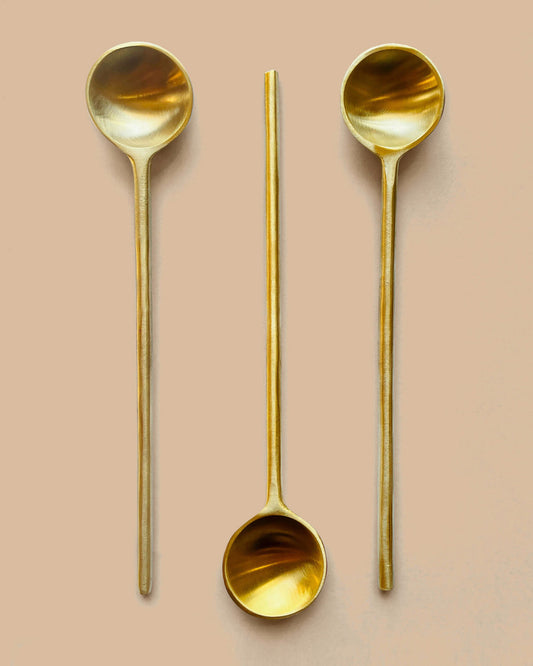 Anima Mundi Handmade Solid Brass Spoon
