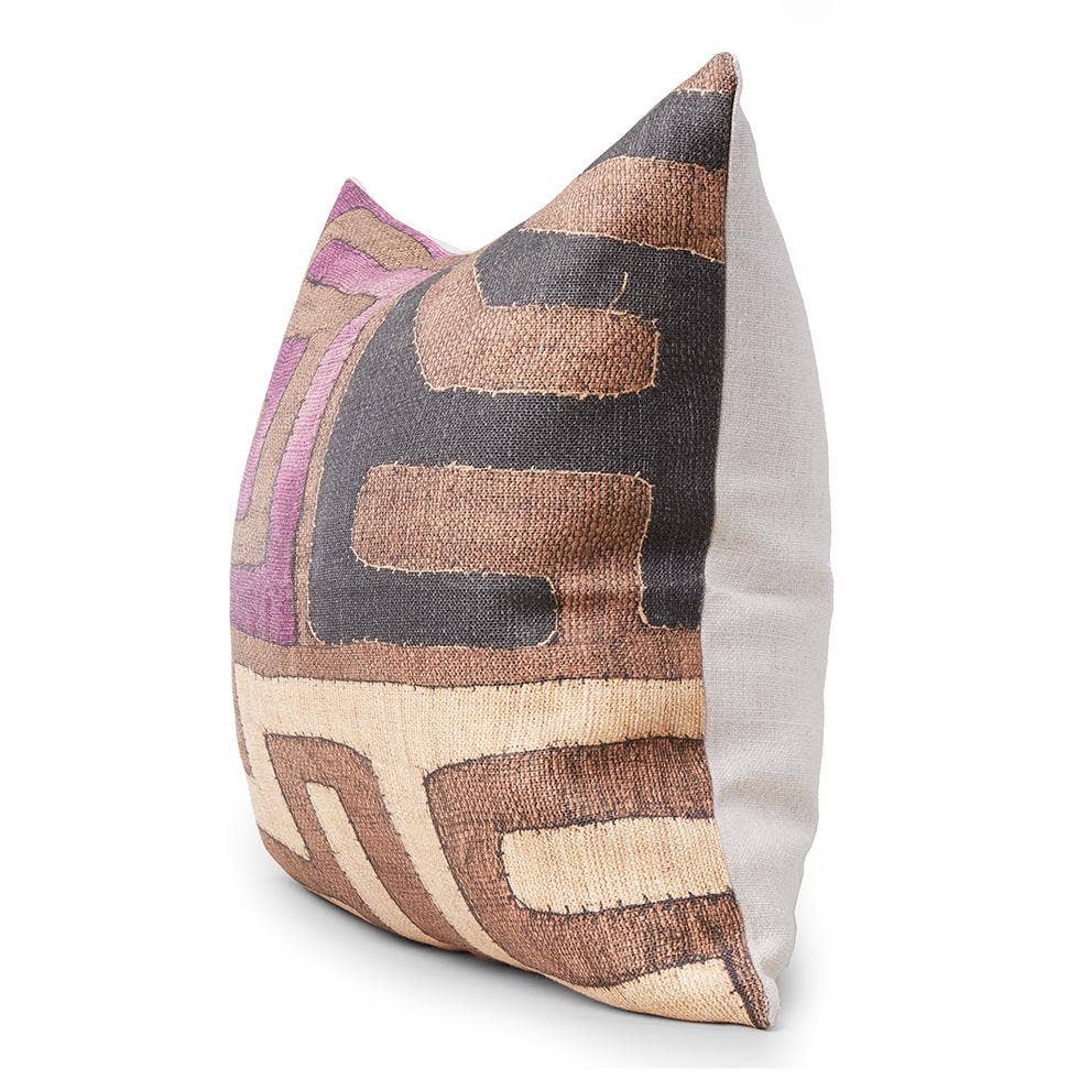 St Frank printed pillows are created with the newest eco-friendly technology to reflect the detail and uniqueness of archival textiles while being durable for modern living. Digitally printed onto signature cotton/linen blend fabric. OEKO-TEX Standard 100 certified.