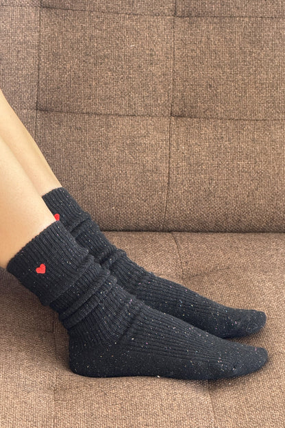 Le Bon Shoppe Embroidered Snow Socks