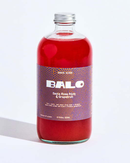 Santa Rosa Plum and Grapefruit Cocktail Mixer