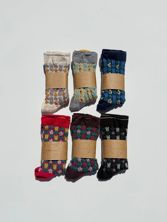 Tulip Garden Socks