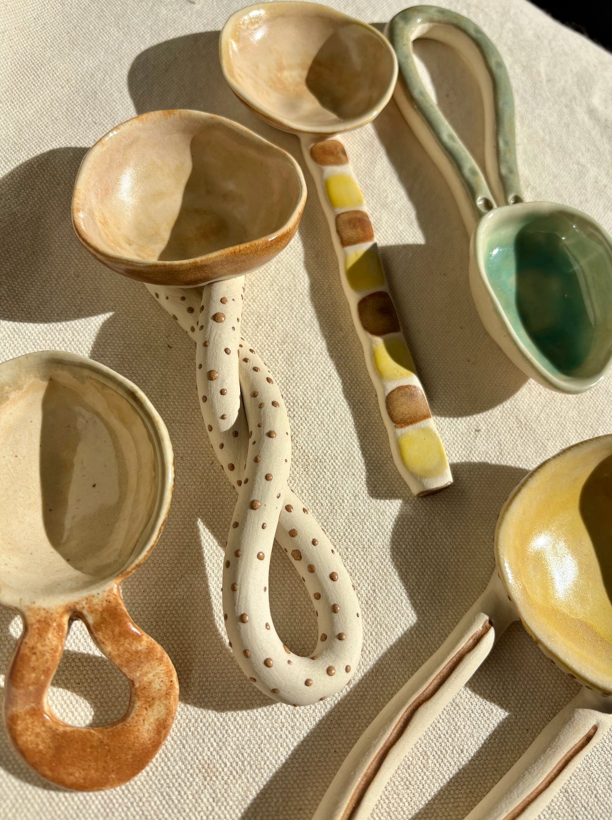 Funky Ceramic Spoons
