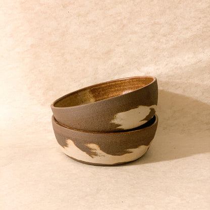 Marbled Low Bowl - 7"