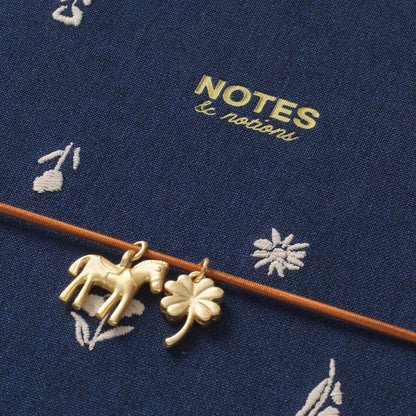 Papier Lined A5 Fabric Notebook 