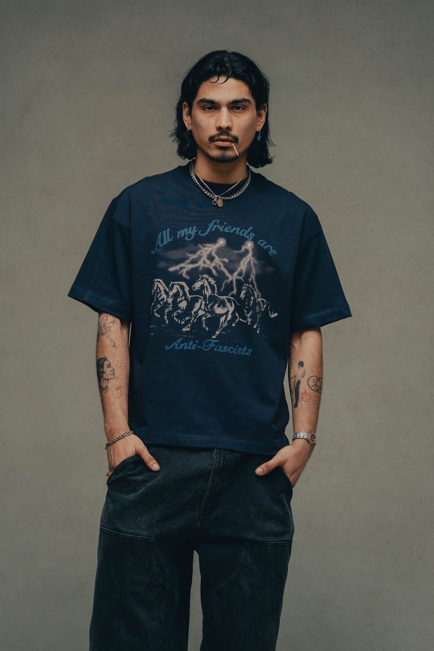 CHNGE All My Friends Are Anti Fascists Tee