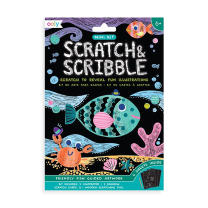 Mini Scratch & Scribble Art Kit