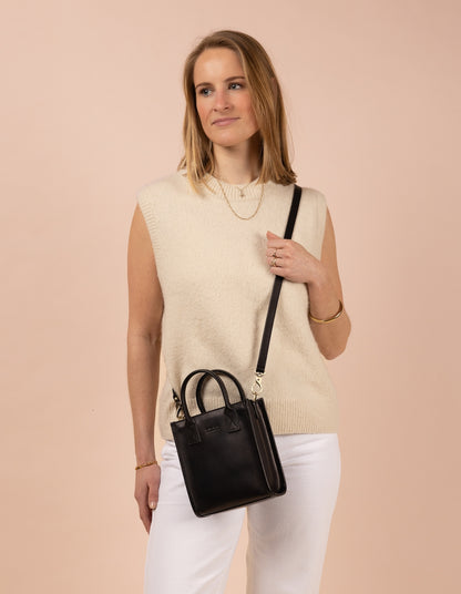 o my bag jackie mini leather bag ethically made in india with sustainable leather
