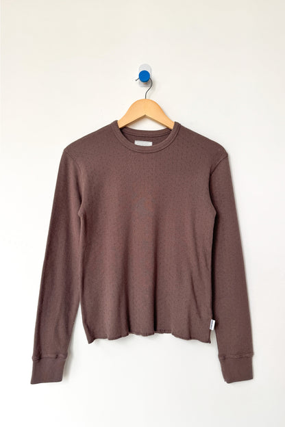 
Le Bon Shoppe Naturelle Long Sleeve Shirt in chocolate