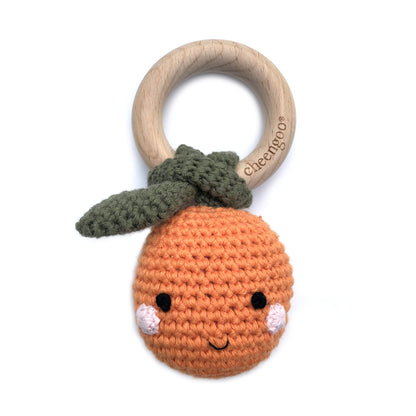Crocheted Teething Rattle