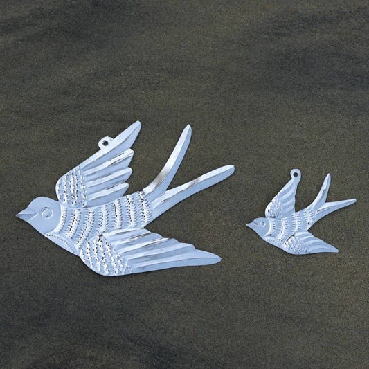 Pressed Tin Bird Ornament