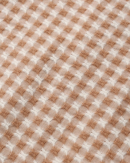 Fawn Gingham Francie Blouse