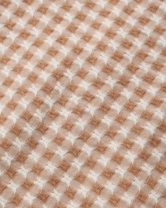 Fawn Gingham Francie Blouse