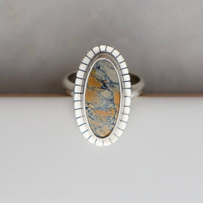 Lumi Ring - Ivory Creek Variscite. 925 sterling silver jewelry carolyn keys