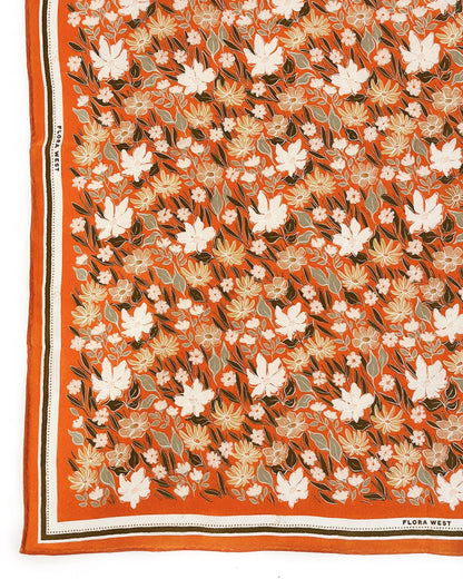 flora west Silk Bandana