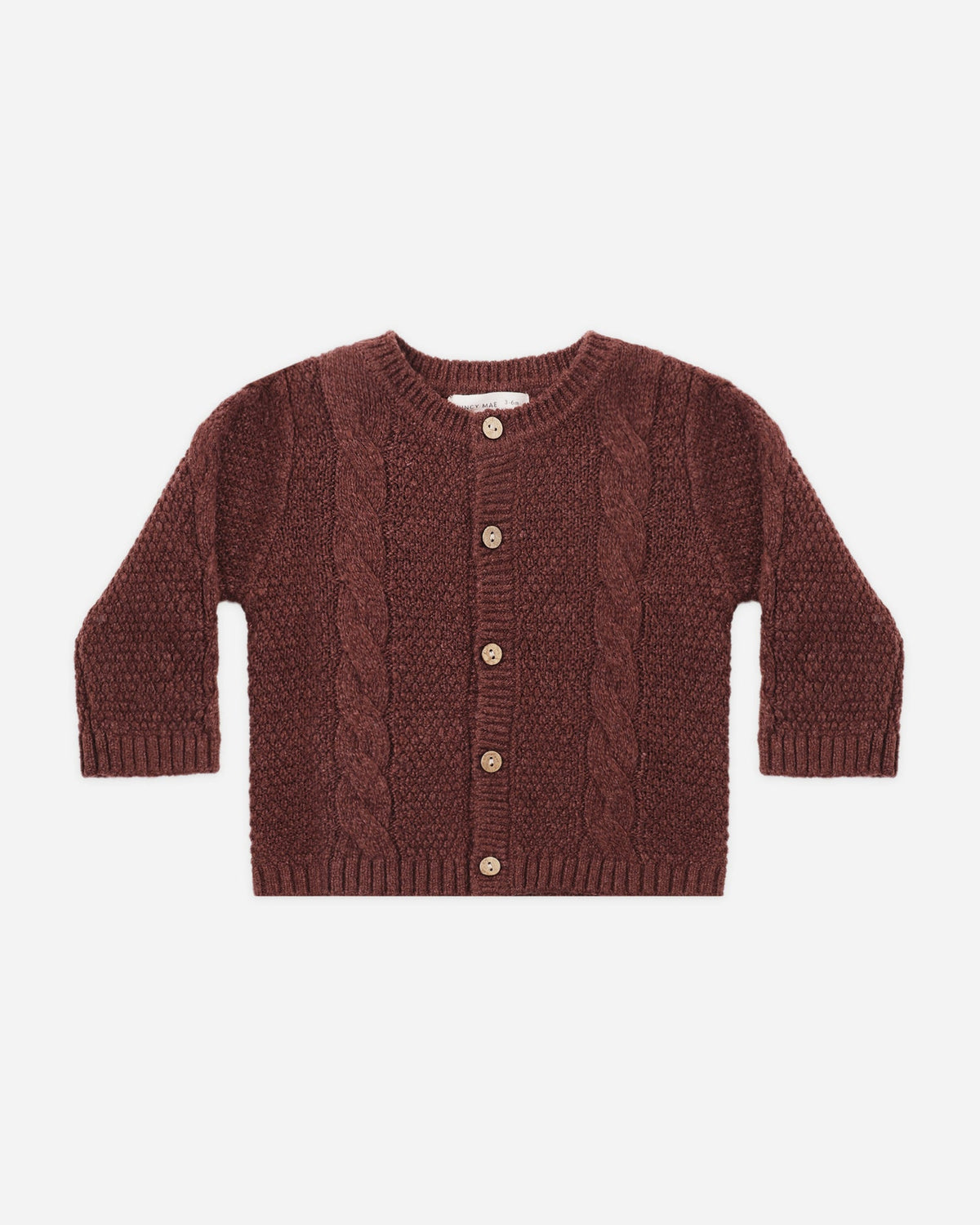 Black Cherry Knit Cardigan
